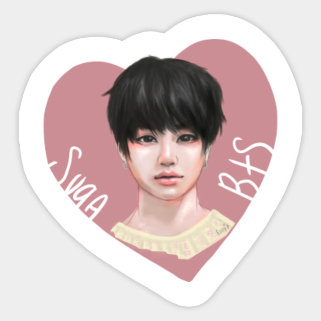  Suga  BTS  Suga  Sticker  TeePublic